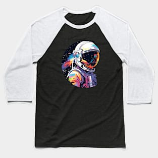 Astronaut Spaceman World Beauty Discovery Adventure Baseball T-Shirt